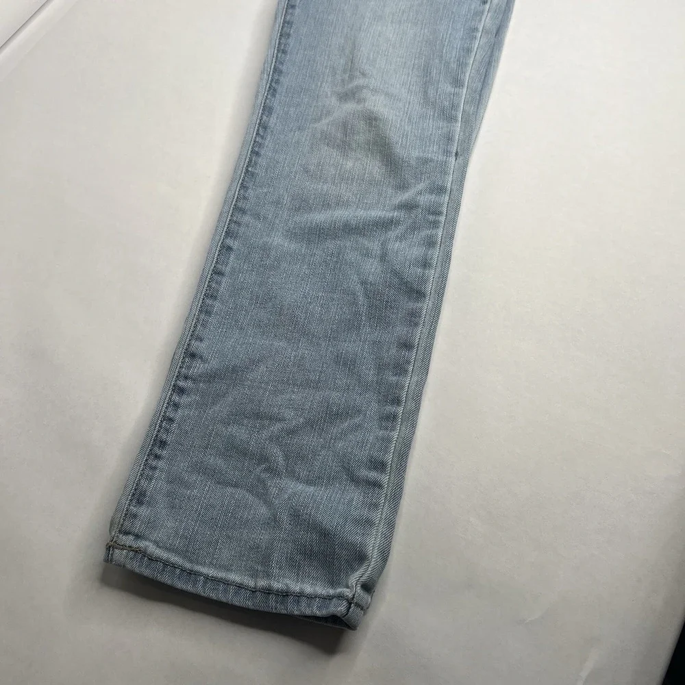 Children's Place Stretch Straight Leg Light Wash Denim Jeans Size 14 Adjustable‎